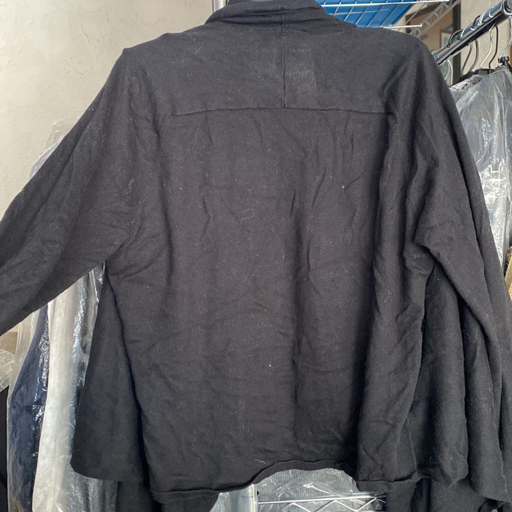 Lord and Taylor Simple Black Cardigan - Picture 4 of 4
